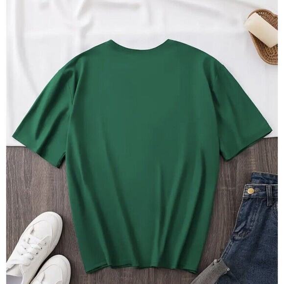 Women’s Whimsical Green Christmas Tree Shirt Whoville Grinch Tree Size Med NEW‎ - Picture 2 of 8